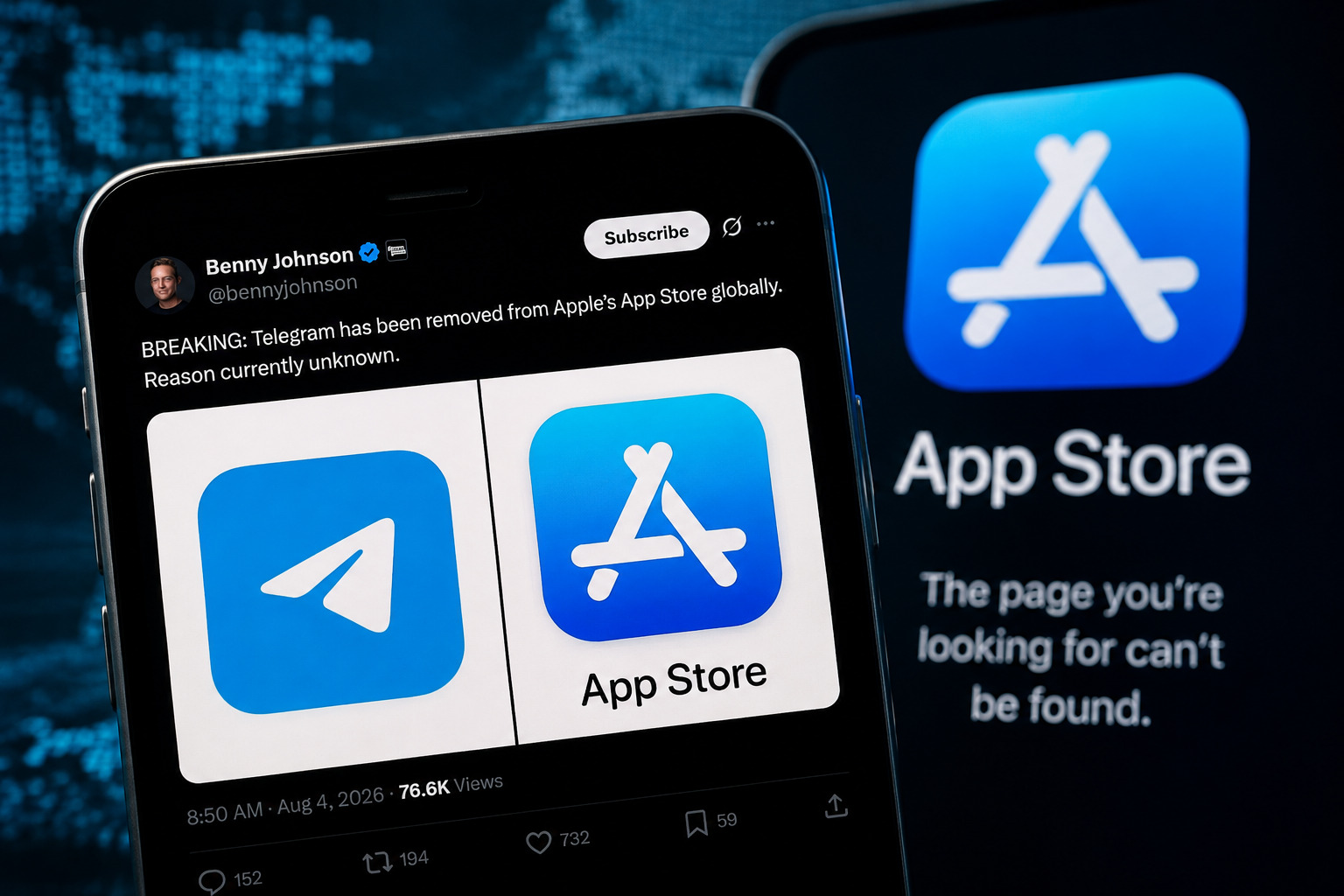 Telegram hilang dari App Store